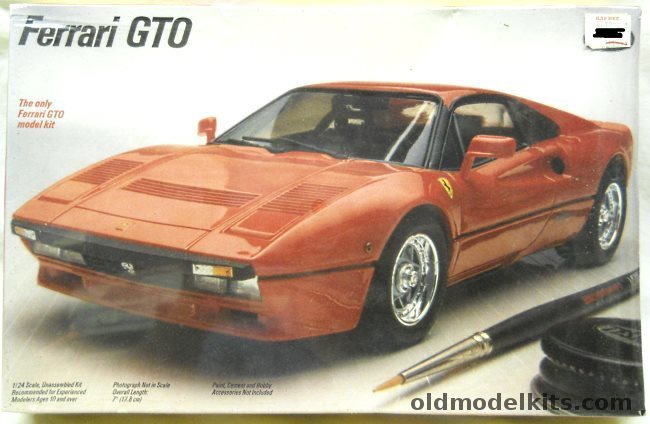 Testors 1/24 Ferrari GTO, 221 plastic model kit